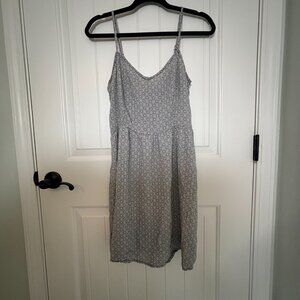 Summer Dress Black and White Patterned Medium
